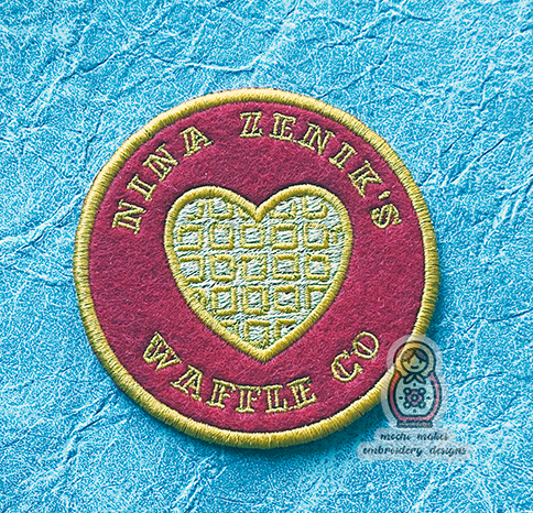 Nina Zenik's Waffle Co Iron-On Embroidered Patch Six of Crows Shadow Bone Cosplay Grisha Grishaverse Sun Summoner Darkling