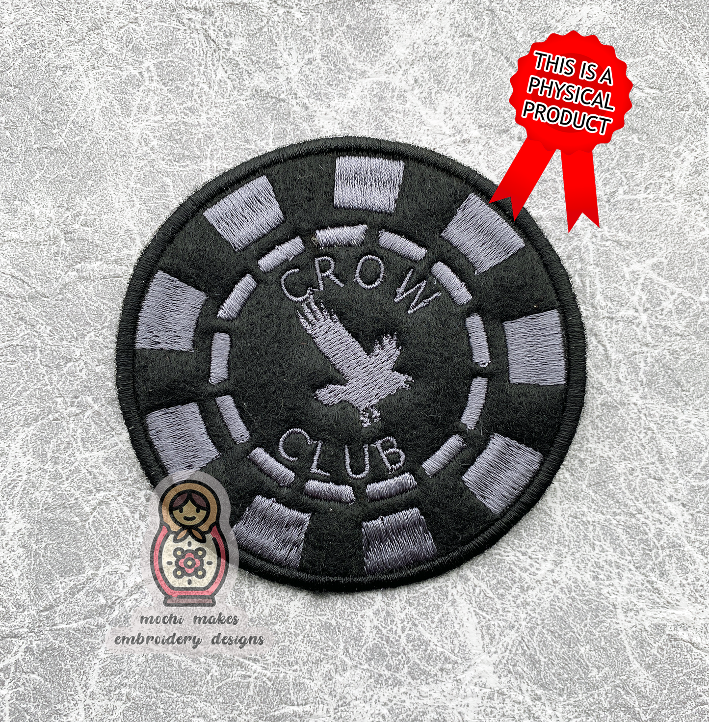 Six of Crows Shadow and Bone Grisha Dreggs Grishaverse Kefta Kaz Brekker Club Crow Casino Chip Embroidered Cosplay Iron-On Patch