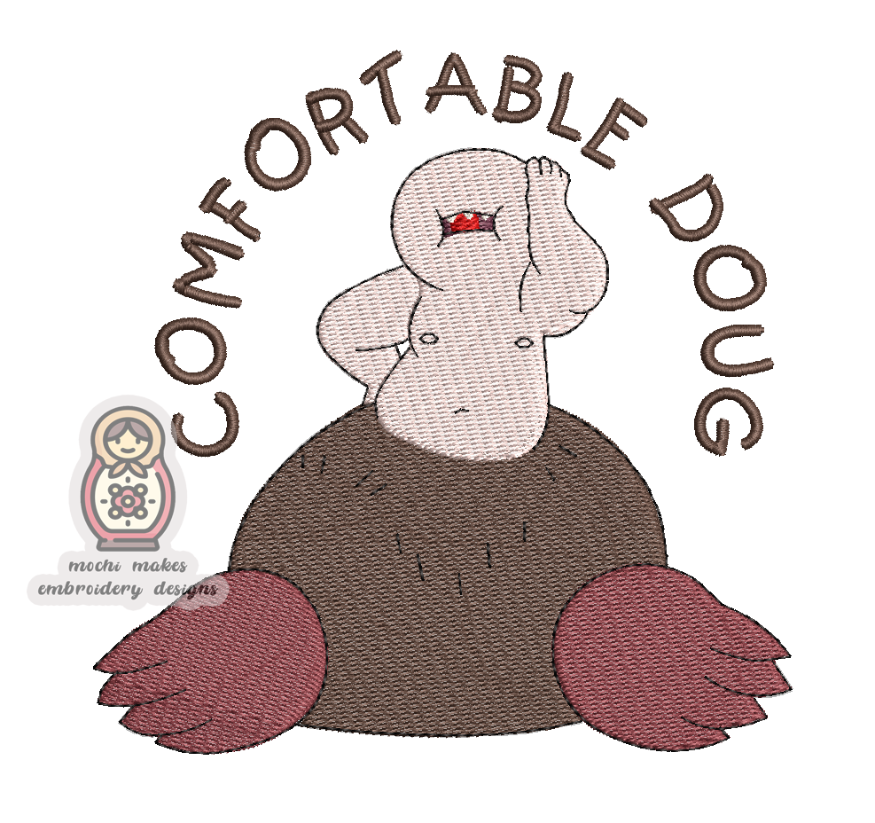 Comfortable Dough Centaur World 5x7 Machine Embroidery Design Digital Download