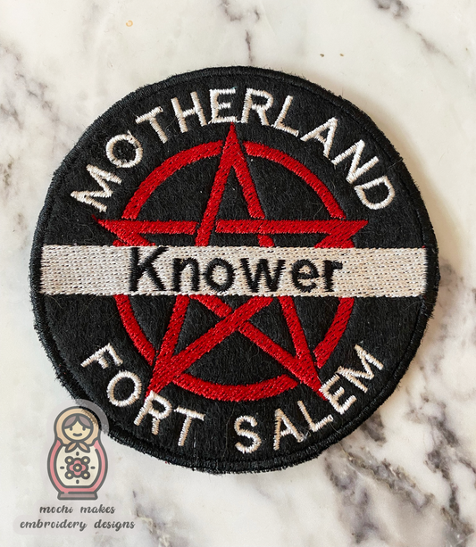 Motherland: Fort Salem Military Combat Unit Specialty Iron-on  Embroidered Patch