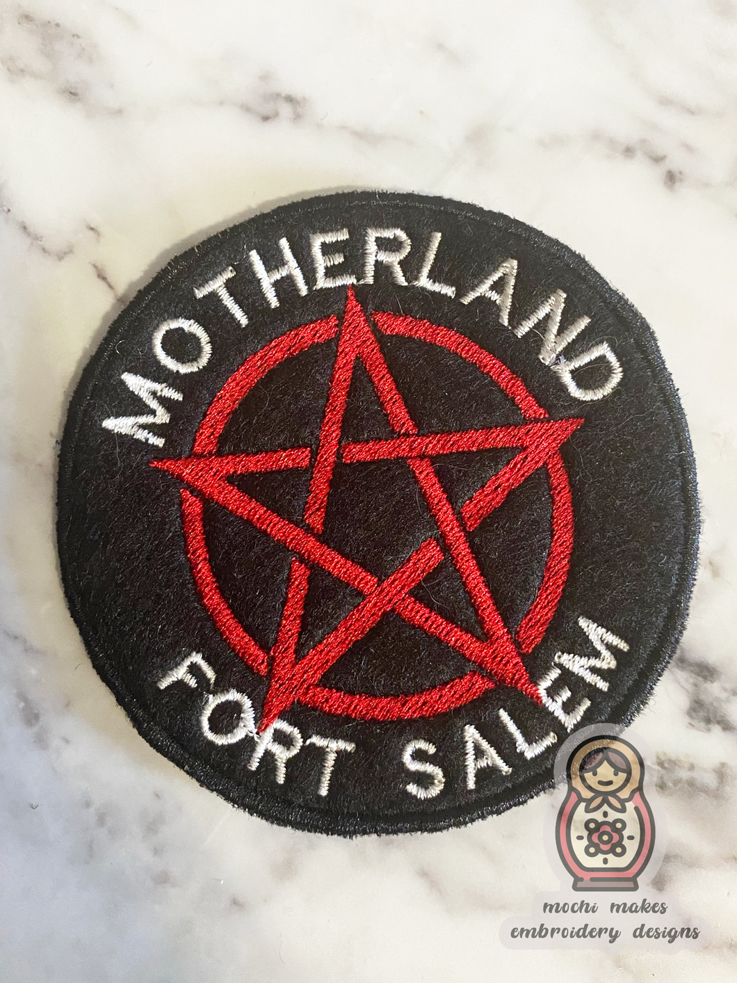 Motherland: Fort Salem Pentagram Embroidered Iron-On Patch