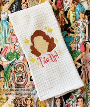 Load image into Gallery viewer, Marvelous Mrs. Maisel &quot;Tits Up&quot; Silhouette 4x4 Machine Embroidery Digital File Download
