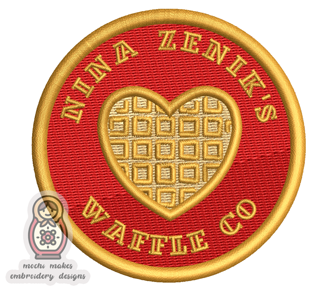 Nina Zenik's Waffle Co Iron-On Embroidered Patch Six of Crows / Shadow and Bone