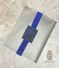 Load image into Gallery viewer, FREE Slava Ukraini A6 ITH Notebook Cover 6x10 Digital Embroidery Design File Download
