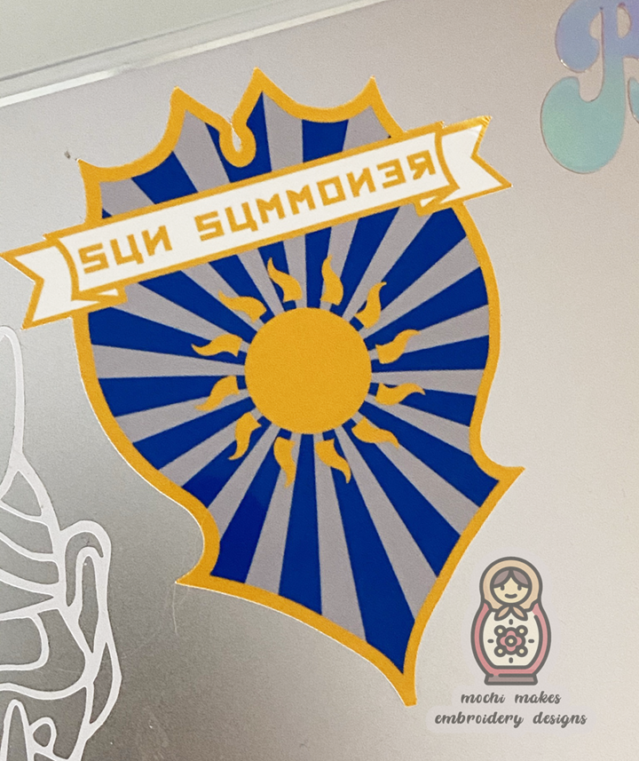 Grisha Sun Summoner Shadow & Bone Indoor Glossy Vinyl Sticker