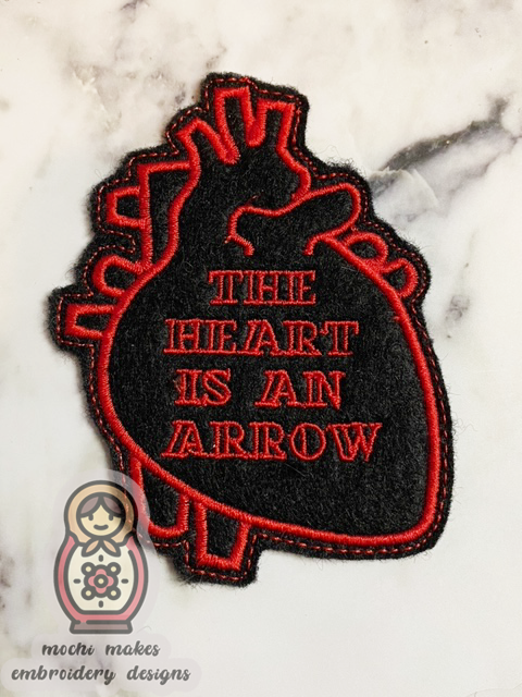 Six of Crows "The Heart is an Arrow" Iron-on Patch