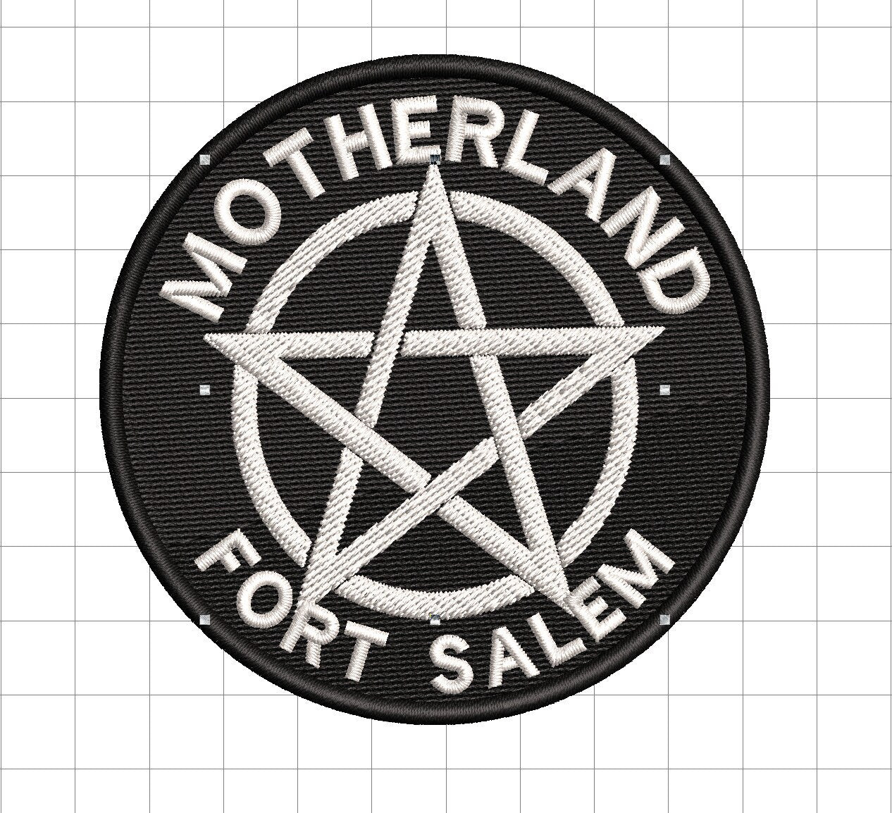 Motherland: Fort Salem Pentagram Embroidered Iron-On Patch